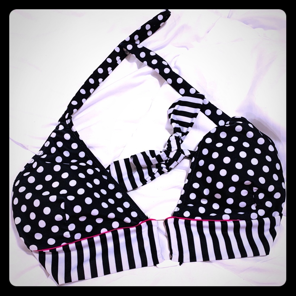 Medium Polka Dog Bikini Top